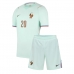Camiseta Francia Desire Doue #20 Segunda Equipación Replica Mundial 2026 para niños mangas cortas (+ Pantalones cortos)